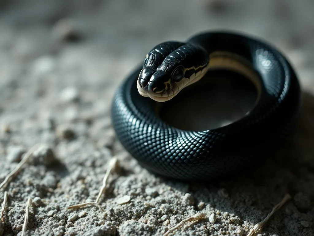 Significado del sueño de la serpiente negra blanqueada