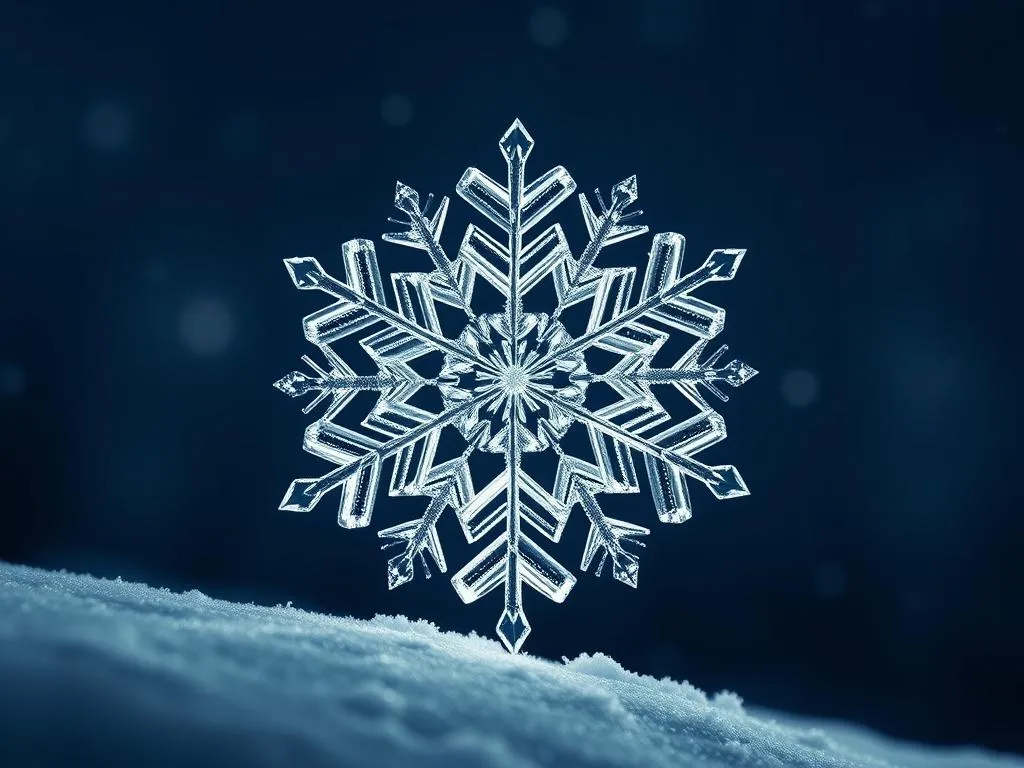 Significado de los sueños con copos de nieve gigantes