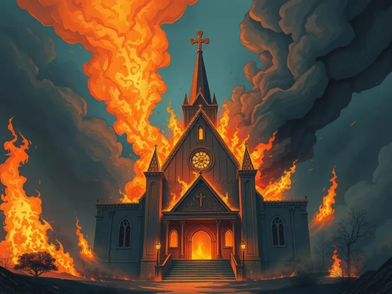 Significado del Sueño de una Iglesia en Llamas: Interpretaciones Espirituales y Psicológicas