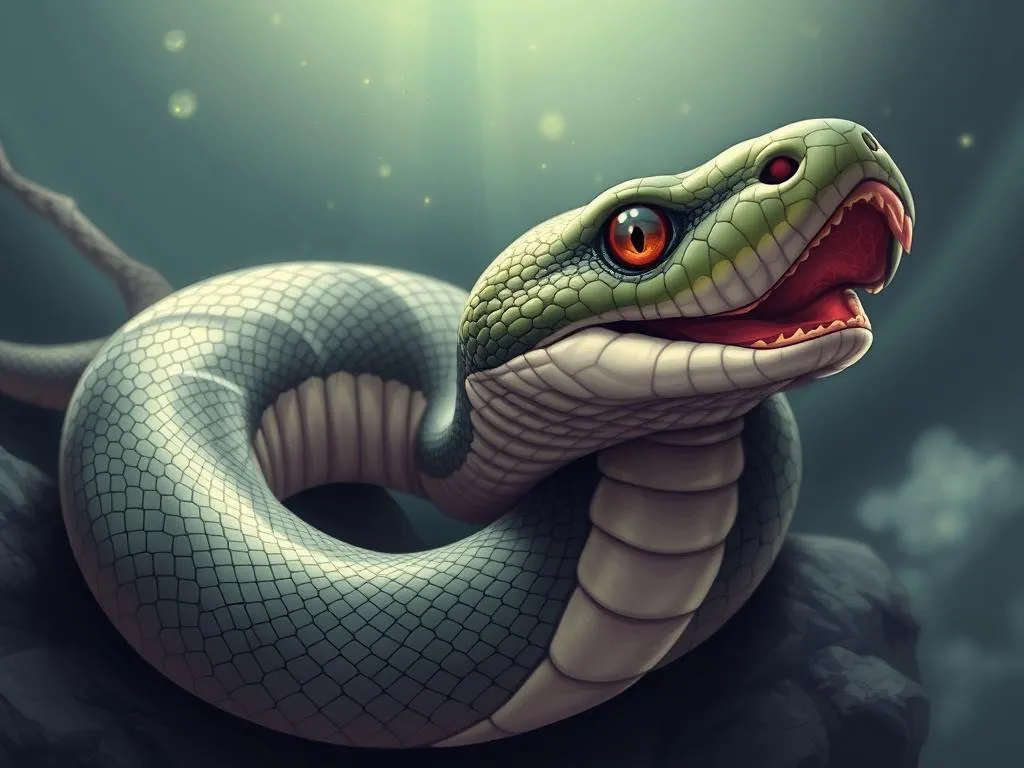 sueno de la serpiente amigable