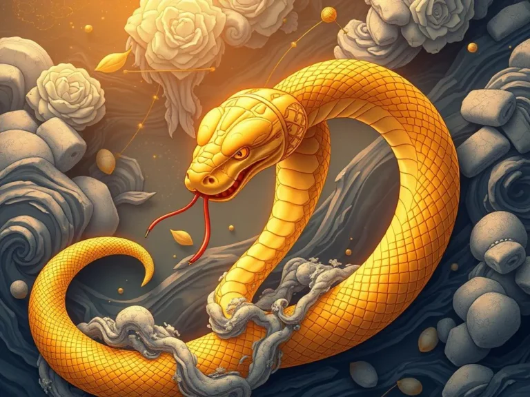 Significado Profundo del Sueño de la Serpiente Dorada: Simbolismo y Mensajes Espirituales