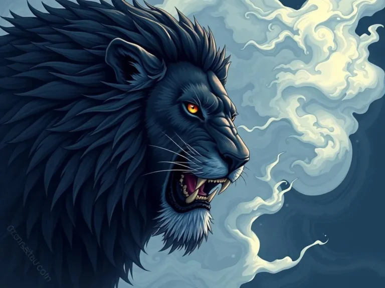El Significado del Sueño con el León Negro: Simbología y Reflexiones Espirituales
