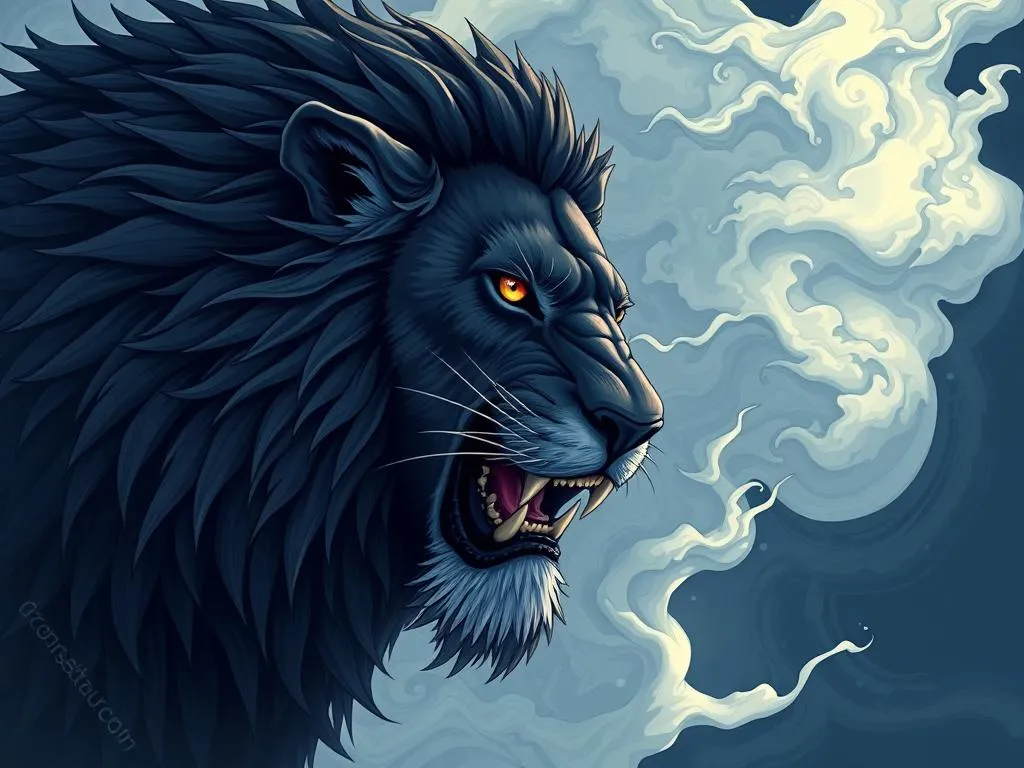 sueno de leon negro