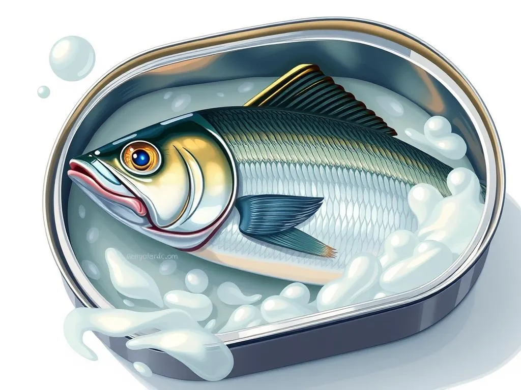sueno de pescado enlatado significado