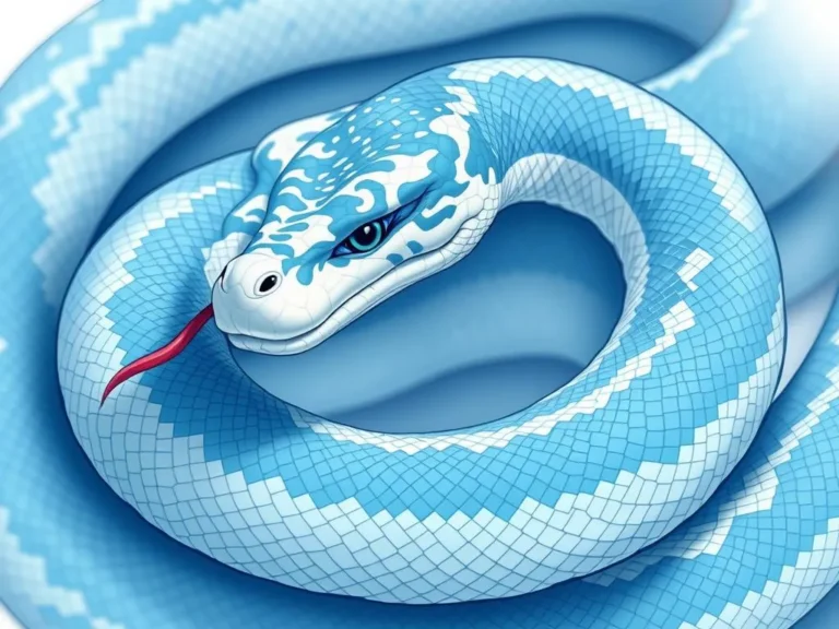 Significado del Sueño de la Serpiente Azul y Blanca: Un Viaje a través de la Sabiduría y la Transformación