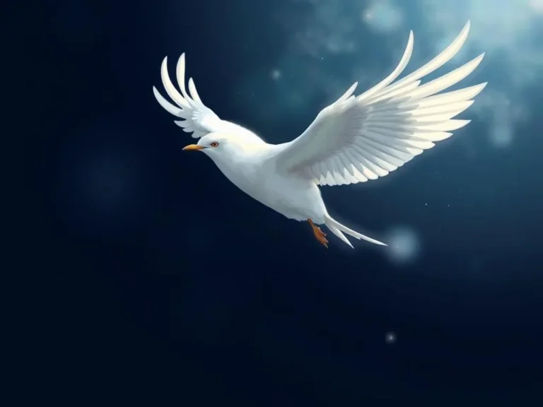 El Significado Espiritual del Sueño de un Pájaro Blanco