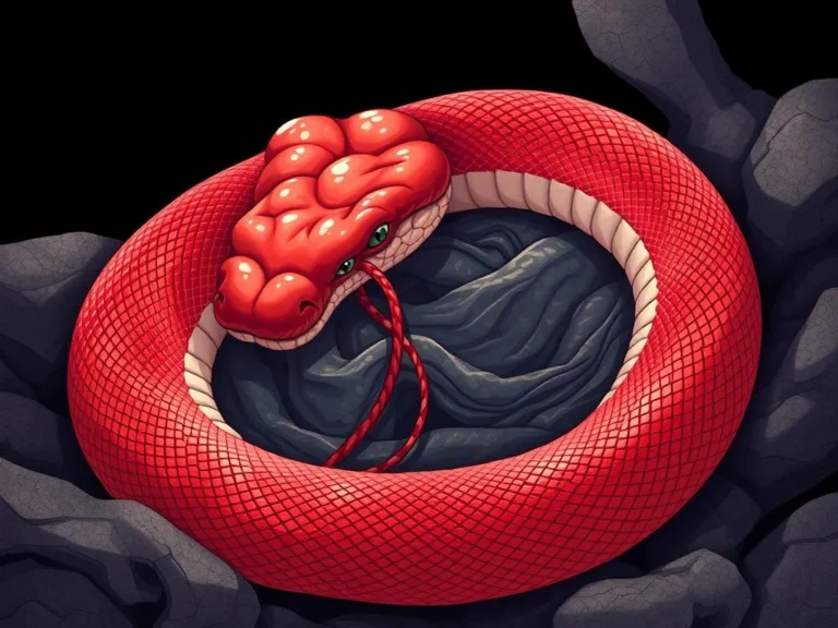 Significado del Sueño de la Serpiente Roja: Simbolismo y Mensajes Ocultos