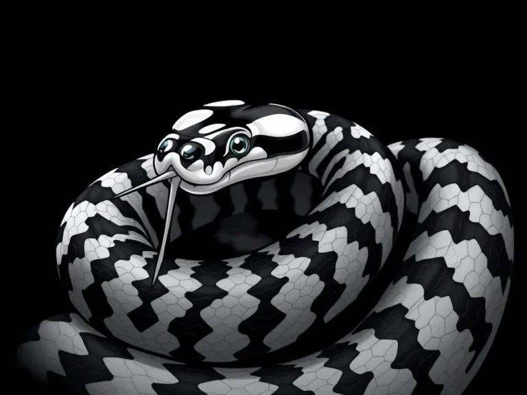 Significado del Sueño de una Serpiente a Rayas Negras y Blancas: Interpretaciones y Simbolismo