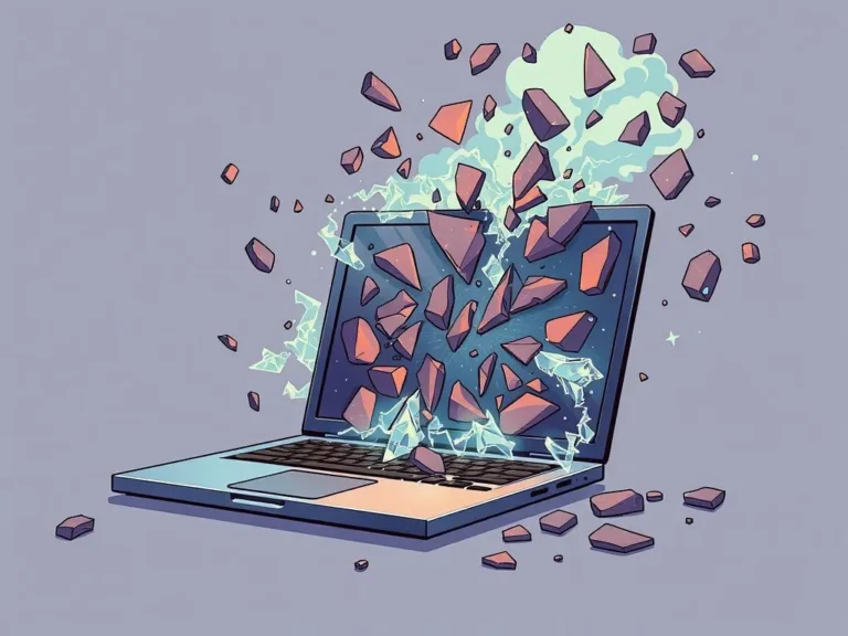 Significado del Sueño con una Laptop Rota: Revelando Inseguridades y Desconexiones