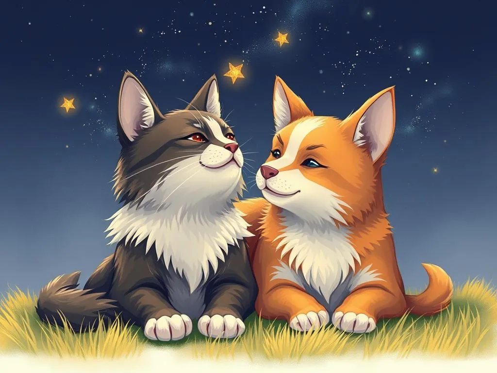 suenos de gato y perro juntos