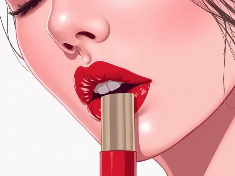 El Simbolismo y la Interpretación del Sueño con Lápiz Labial Rojo