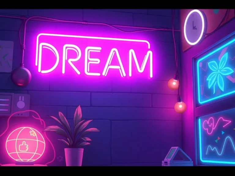 Significado de los Sueños con Luces de Neón: Un Viaje a Través de la Iluminación Interior