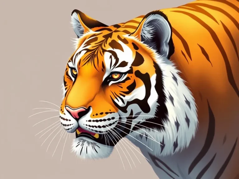 Significado del Sueño del Tigre Naranja y Blanco: Simbolismo y Mensajes