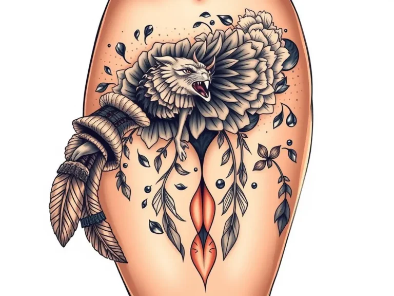 Tatuaje de Muslo de Receptor: Significado de Sueños y su Simbología