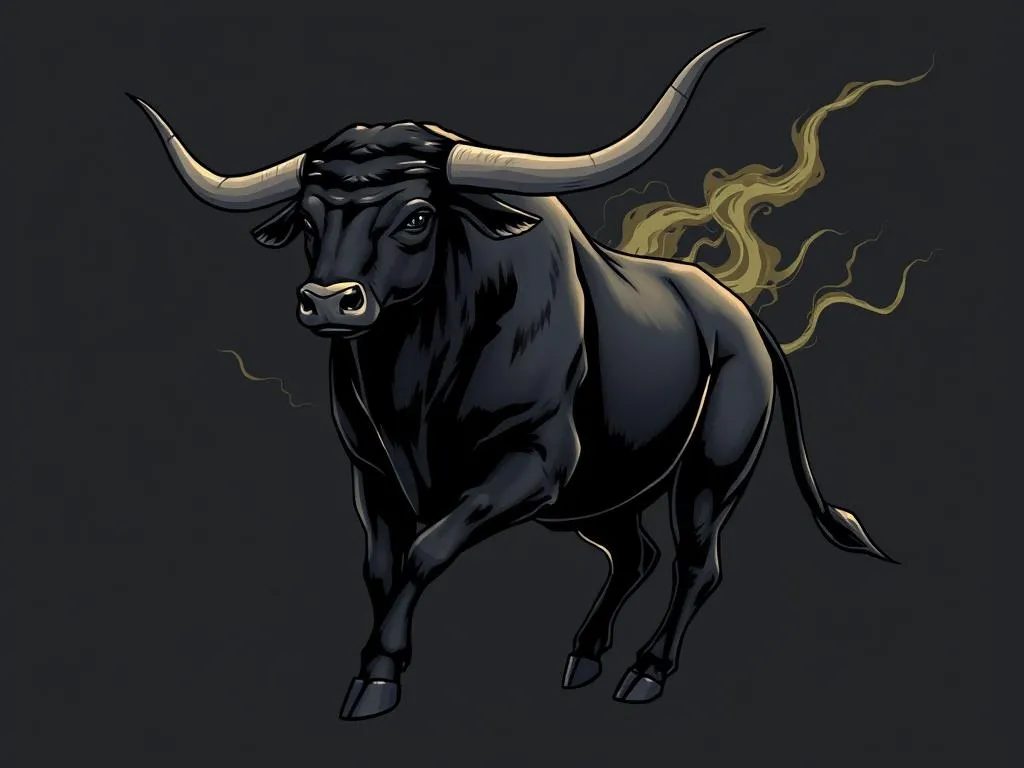 toro negro sueno significado
