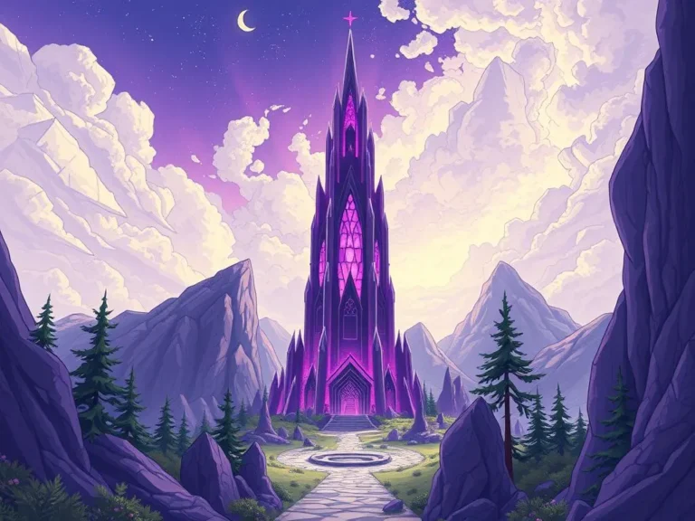 Significado de los Sueños con la Torre de Amatista: Interpretaciones Espirituales y Simbólicas