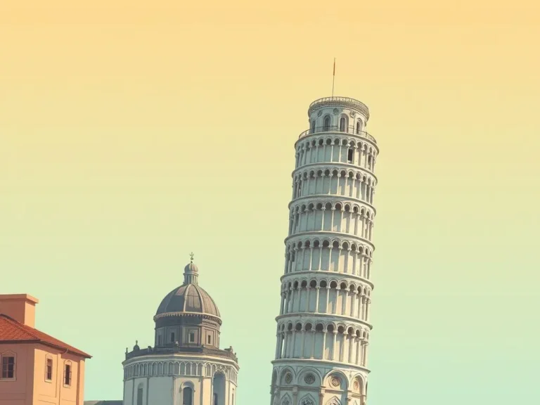 El Significado del Sueño con la Torre Inclinada de Pisa: Revelaciones y Simbolismos