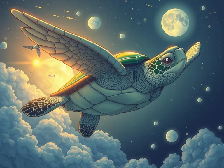 Significado del Sueño de la Tortuga Voladora: Un Mensaje del Inconsciente