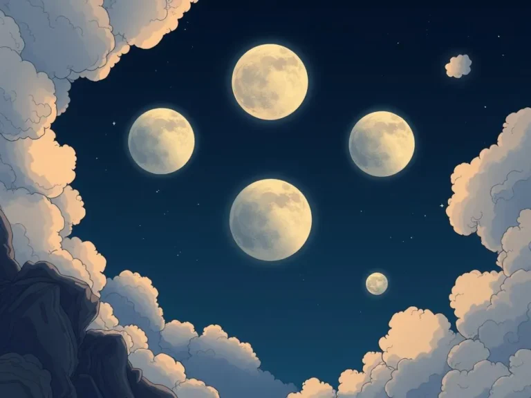 Significado Espiritual y Simbólico del Sueño de Ver Tres Lunas