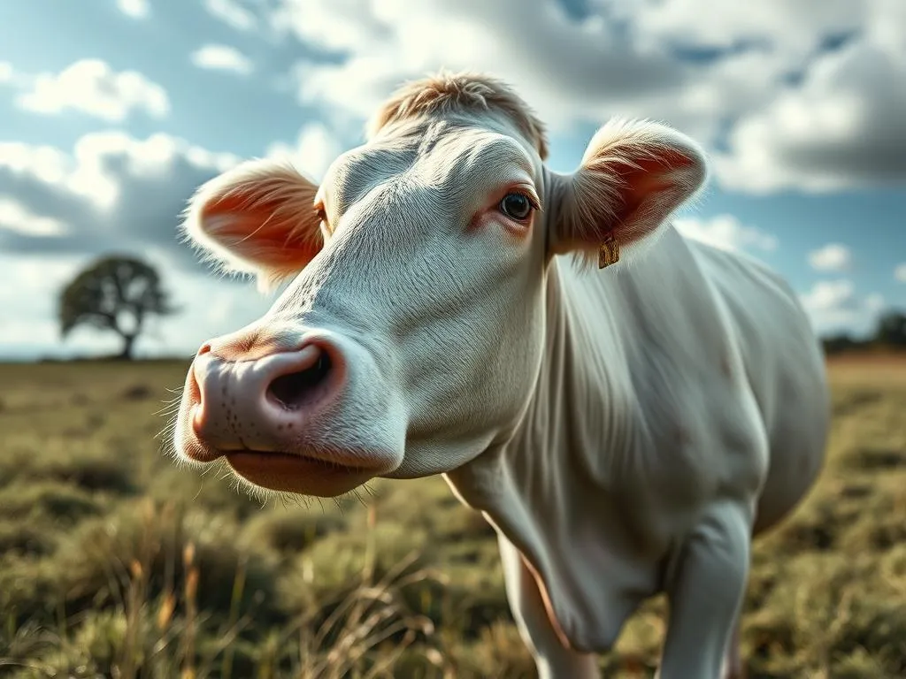 Significado del sueño de ver una vaca blanca.