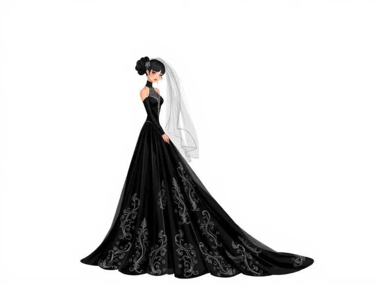 Significado del Sueño con un Vestido de Novia Negro: Interpretaciones y Simbolismo