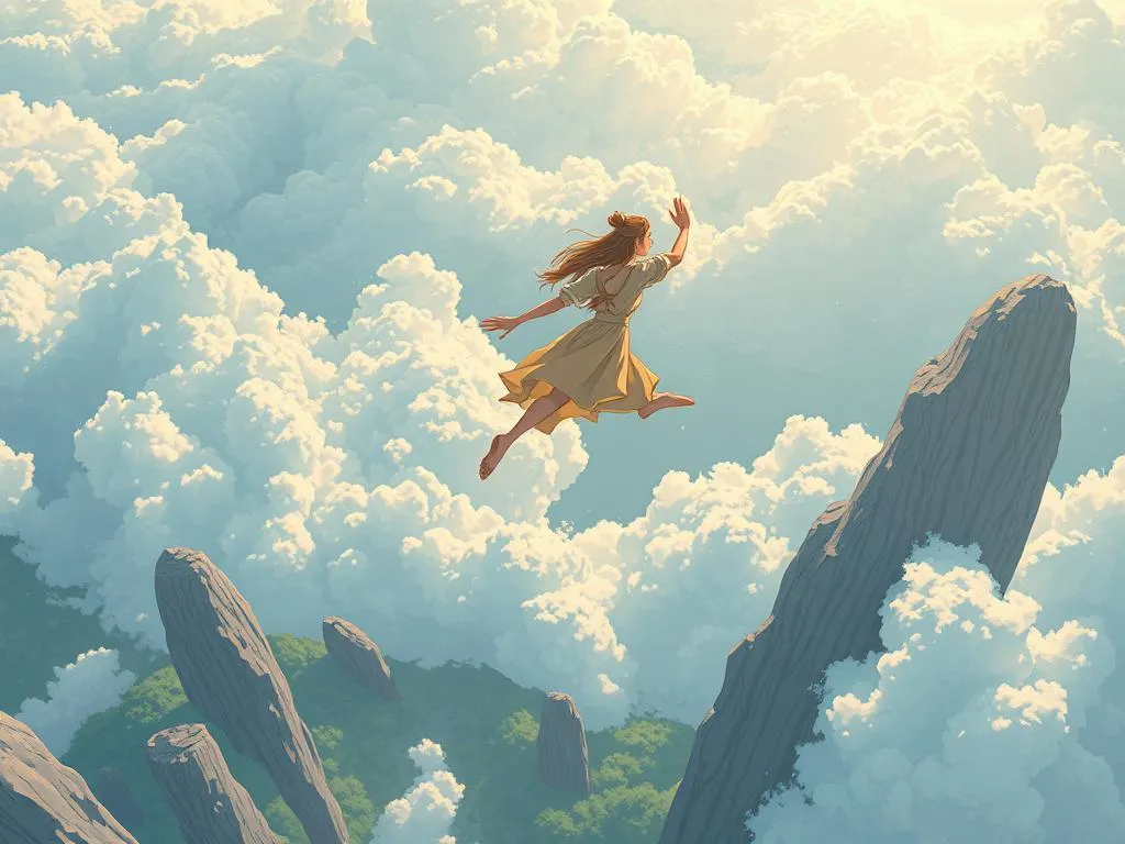 volando para escapar de un sueno significado